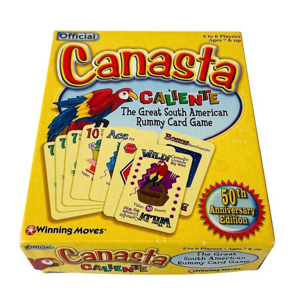 Vintage Canasta Caliente Card Game 50th Anniversary Edition 2000 - Picture 1 of 6
